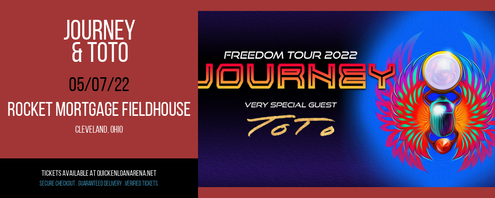 Journey & Toto at Rocket Mortgage FieldHouse tickets Journey & Toto at Rocket Mortgage FieldHouse